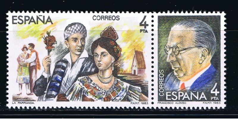 Edifil  2697-98  Maestros de la Zarzuela.  