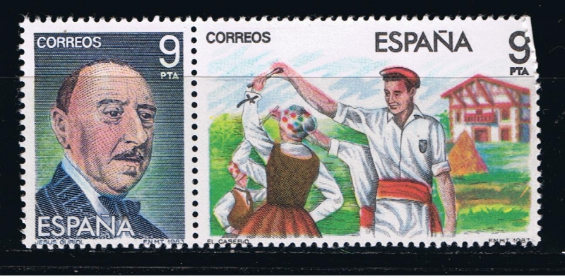 Edifil  2701-702  Maestros de la Zarzuela.  