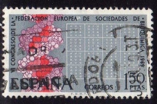 1969 VI Congreso Europeo de Bioquimica - Edifil:1920