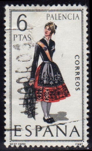 1970 Trajes típicos españoles. Palencia Edifil:1949