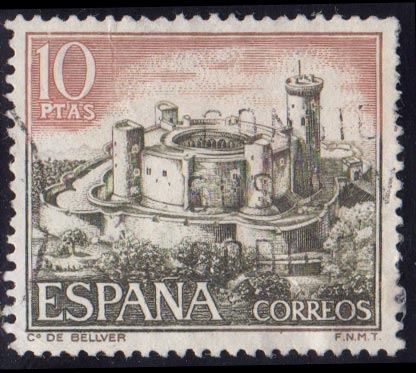 1970 Castillos de España. Bellver. Mallorca - Edifil:1980