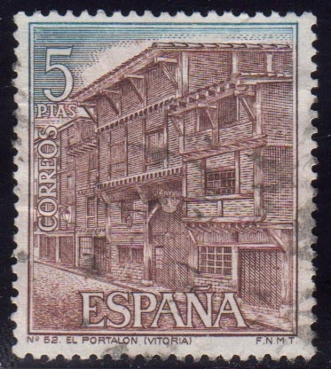 1970 Serie Turística. El Portalón. Vitoria - Edifil:1987