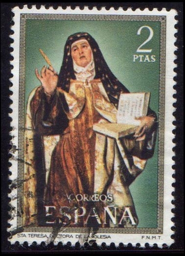 1971 Centenario de Celebridades. Santa Teresa - Edifil:2028