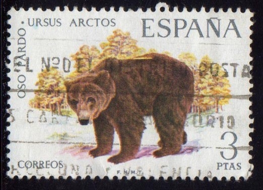 1971 Fauna Hispánica. Oso Pardo - Edifil:2038