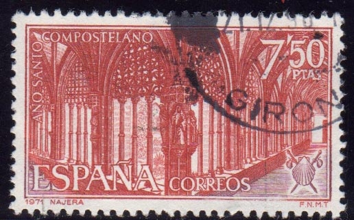 1971 Año Santo Compostelano. Santa Mª La Real. Nájera-Edifi:2050