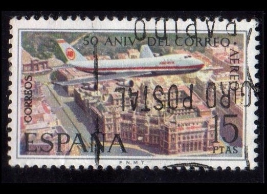 1971 L Aniversario del Correo Aéreo - Edifil:2060