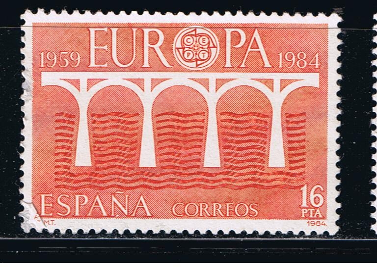 Edifil  2756  Europa CEPT.  XXV Aniversario.  