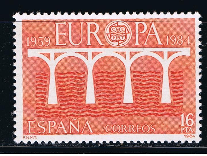 Edifil  2756  Europa CEPT.  XXV Aniversario.  