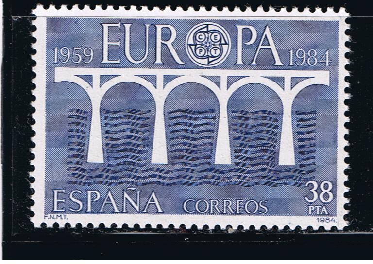 Edifil  2757  Europa CEPT.  XXV Aniversario.  