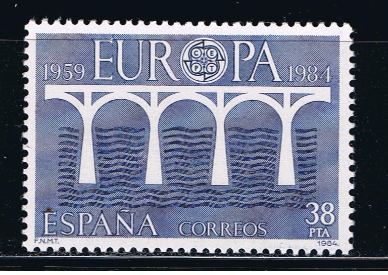 Edifil  2757  Europa CEPT.  XXV Aniversario.  