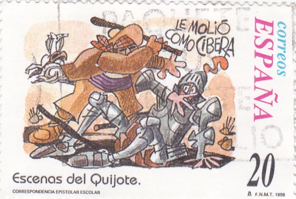 Escenas del Quijote- LE MOLIÓ COMO CIBERA                       (O)