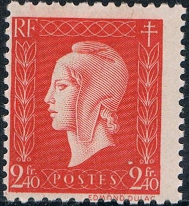 MARIANNE DE DULAC 1945. Y&T Nº 693. RESERVADO