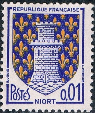 ESCUDOS DE PROVINCIAS 1962-65. NIORT. Y&T Nº 1351A