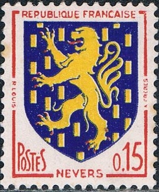 ESCUDOS DE PROVINCIAS 1962-65. NEVERS. Y&T Nº 1354