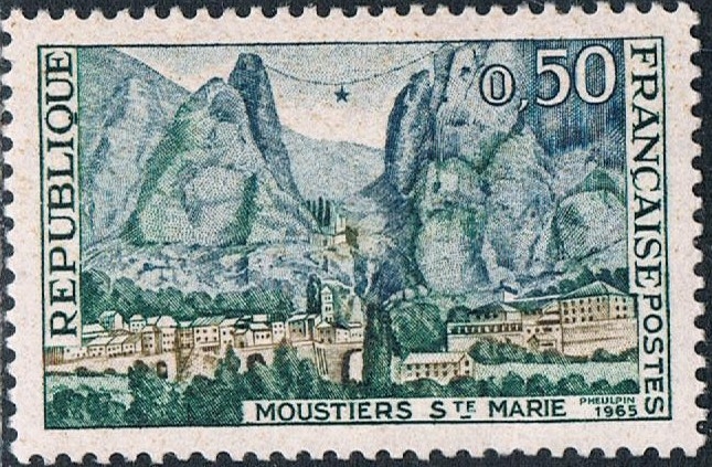 TURISMO 1965. MOUSTIERS SAINTE MARIE. Y&T Nº 1436