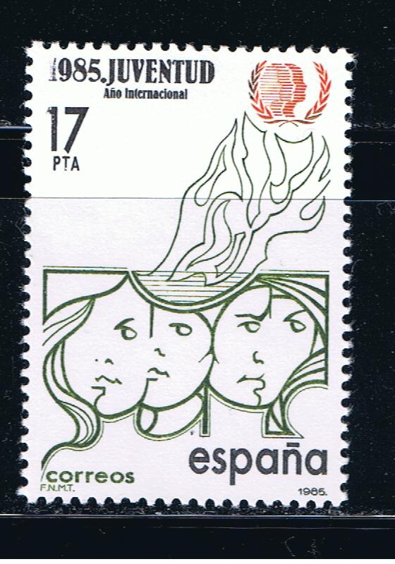 Edifil  2787  Año Internacional de la juventud.  