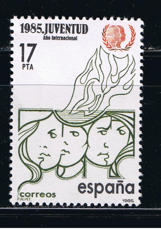 Edifil  2787  Año Internacional de la juventud.  