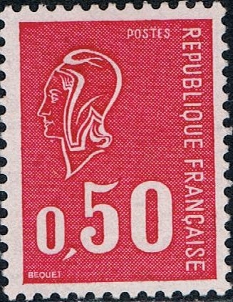 MARIANNE DE BÉQUET 1971. Y&T Nº 1664