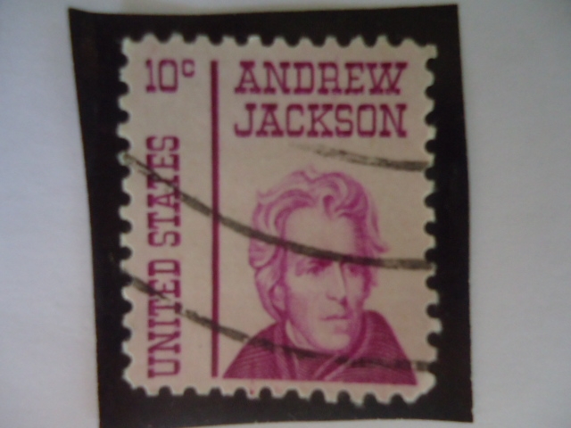 Andrew Jackson (1767-1845), seventh president of the U.S.A (1829/37)