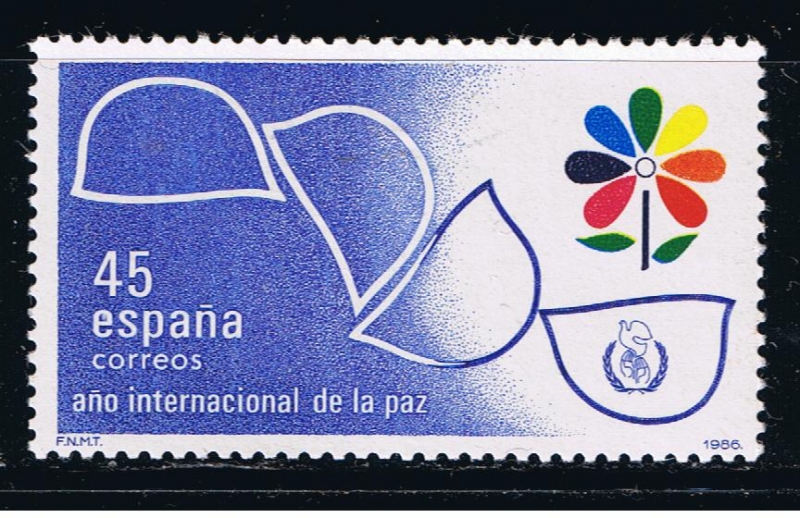 Edifil  2844  Año Internacional de la Paz.  