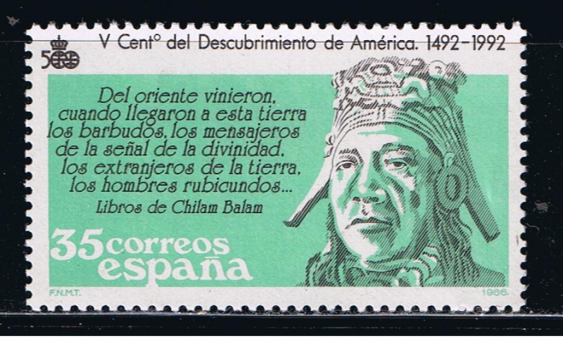 Edifil  2864  V Cente. del Descubrimiento de América.  