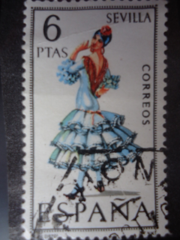 Ed:1956- Trajes Tipicos Españoles -SEVILLA (Nº44)