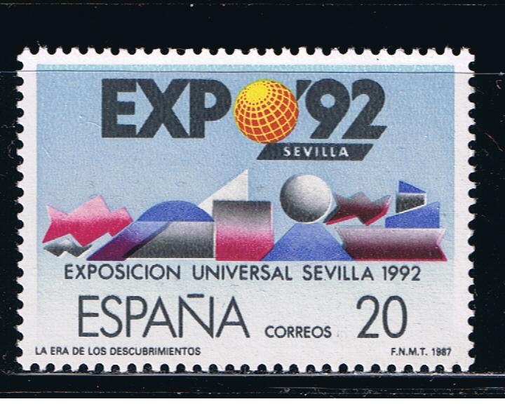 Edifil  2875A  Exposición Universal de Sevilla EXPO¨92  