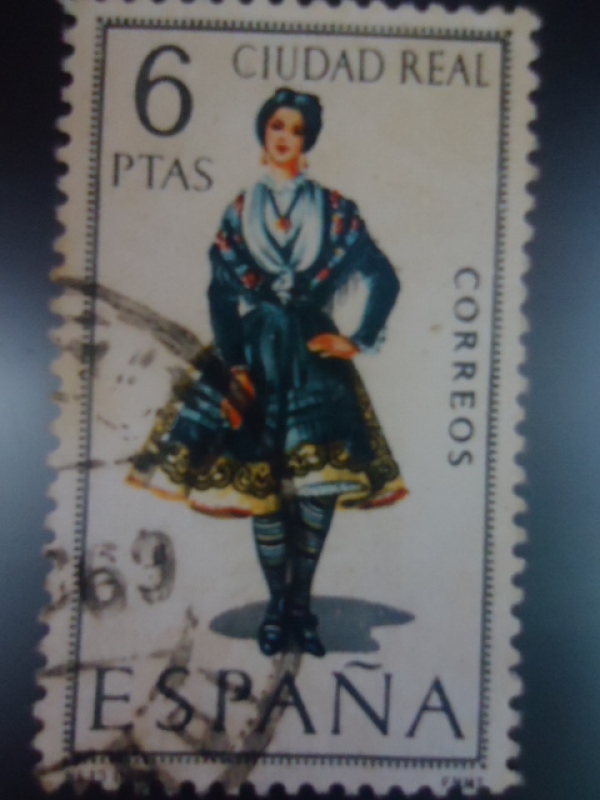 Ed:1839- Trajes Típicos Españoles- CIUDAD REAL (Nº13)