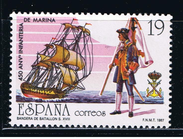 Edifil  2885  450 Aniver. de la Creación del Cuerpo de Infantería de Marina.  