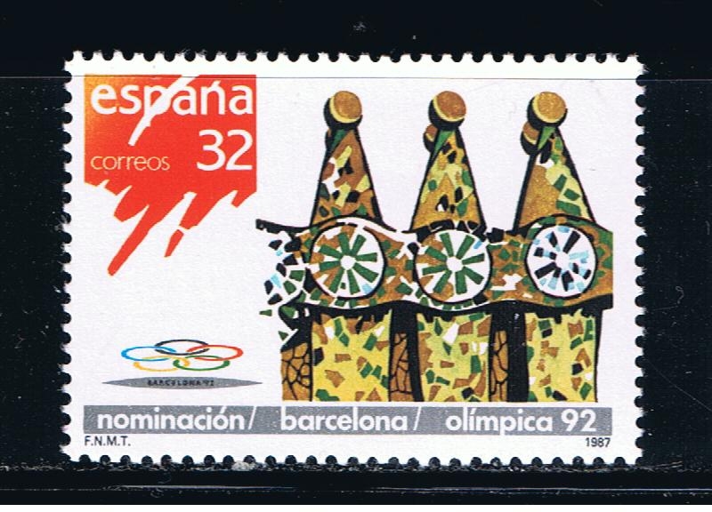 Edifil  2908  Nominación de Barcelona como sede  Olímpica 1992.  