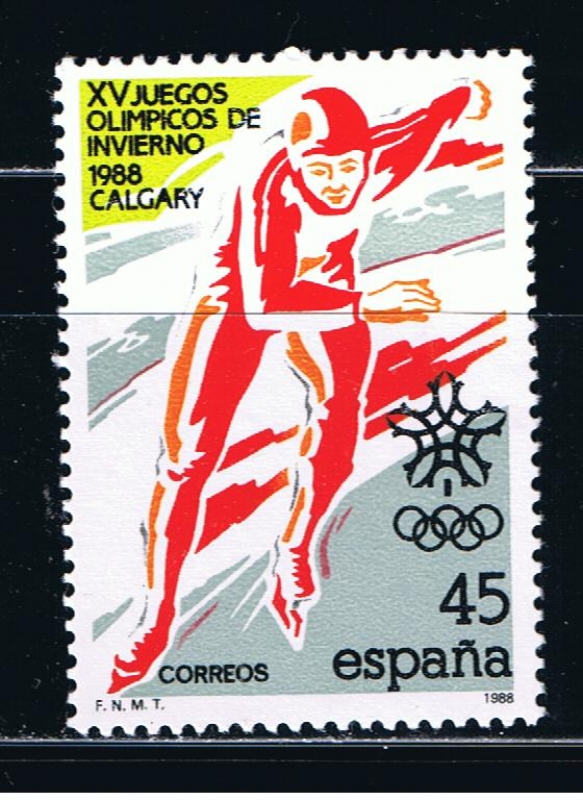 Edifil  2932  Juegos Olímpicos de Invierno 1988. Galgary.  