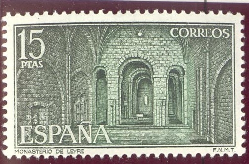 1974 Monasterio de Leyre. Cripta - Edifil:2231