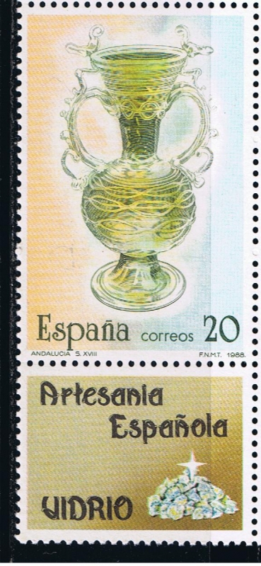 Edifil  2944  Artesanía española.  Vidrio.  