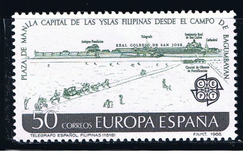 Edifil  2950  Europa. Medios de transportes y comunicaciones.  