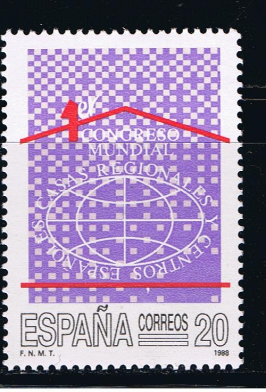 Edifil  2959  I Congreso  Mundial de Casas Regionales y Centros Españoles.  