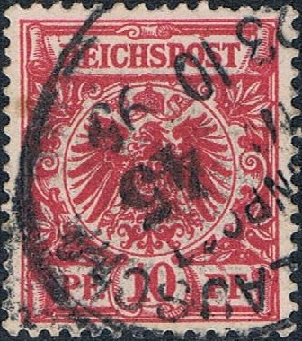 CIFRAS Y ESCUDO 1889-00. Y&T Nº 47