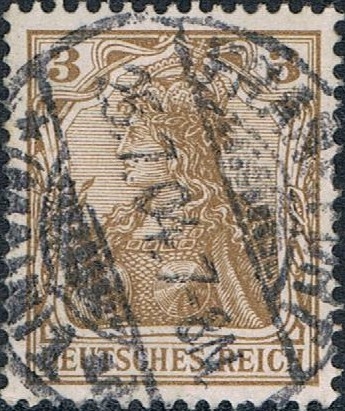 ALEGORIA DE GERMANIA 1902-04. LEYENDA: DEUTCHES REICH. Y&T Nº 67