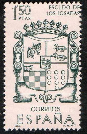 1891- Forjadores de América. Escudo de los Losada.