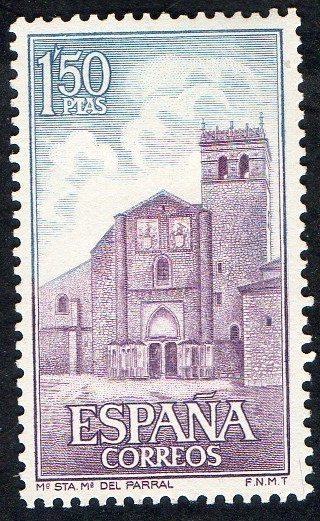 1894- Monasterio de Santa María del Parral. Fachada.