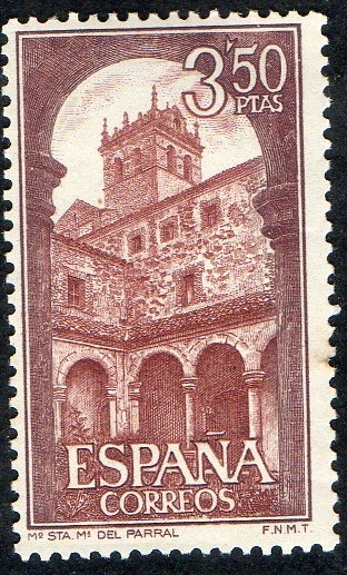 1895-  Monasterio de Santa María del Parral. Claustro.