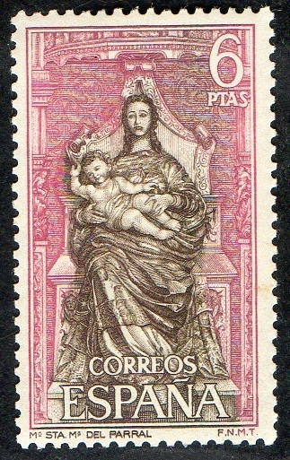 1896-  Monasterio de Santa María del Parral. La Virguen y el Niño.