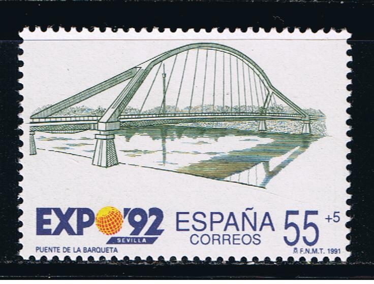 Edifil  3103  Exposición Unoversal de Sevilla 1992.  