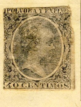 Alfonso XIII Ed 1889 Polvora y Explosivos