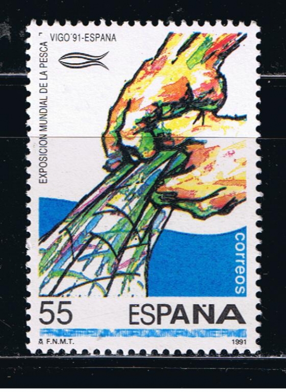 Edifil  3133  Exposición Mundial de la Pesca.  