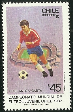 CAMPEONATO MUNDIAL DE FUTBOL JUVENIL CHILE 1987 - SEDE ANTOFAGASTA