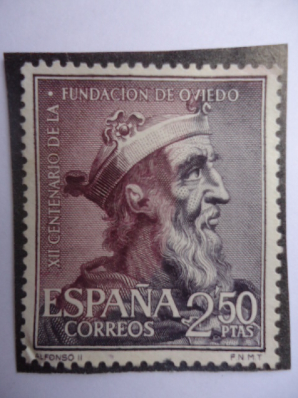 Ed:1397- XII Centenario de la Fundación de Oviedo- Alfonso II