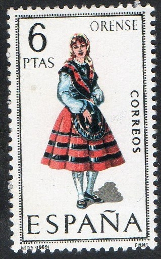 1908- Trajes típicos españoles. ORENSE. 