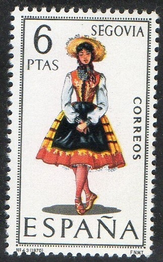 1955- Trajes típicos españoles. SEGOVIA.