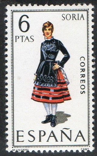 1957-Trajes típicos españoles. SORIA. 