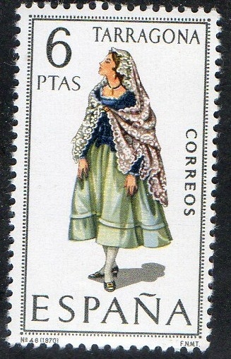 1958-Trajes típicos españoles. TARRAGONA. 